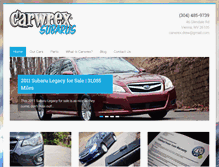 Tablet Screenshot of carwrex.com